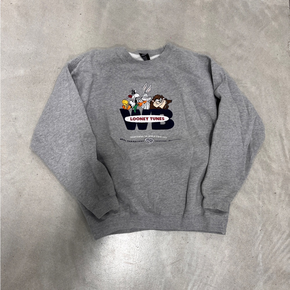 VTG Looney Tunes Gray Crewneck Sweatshirt